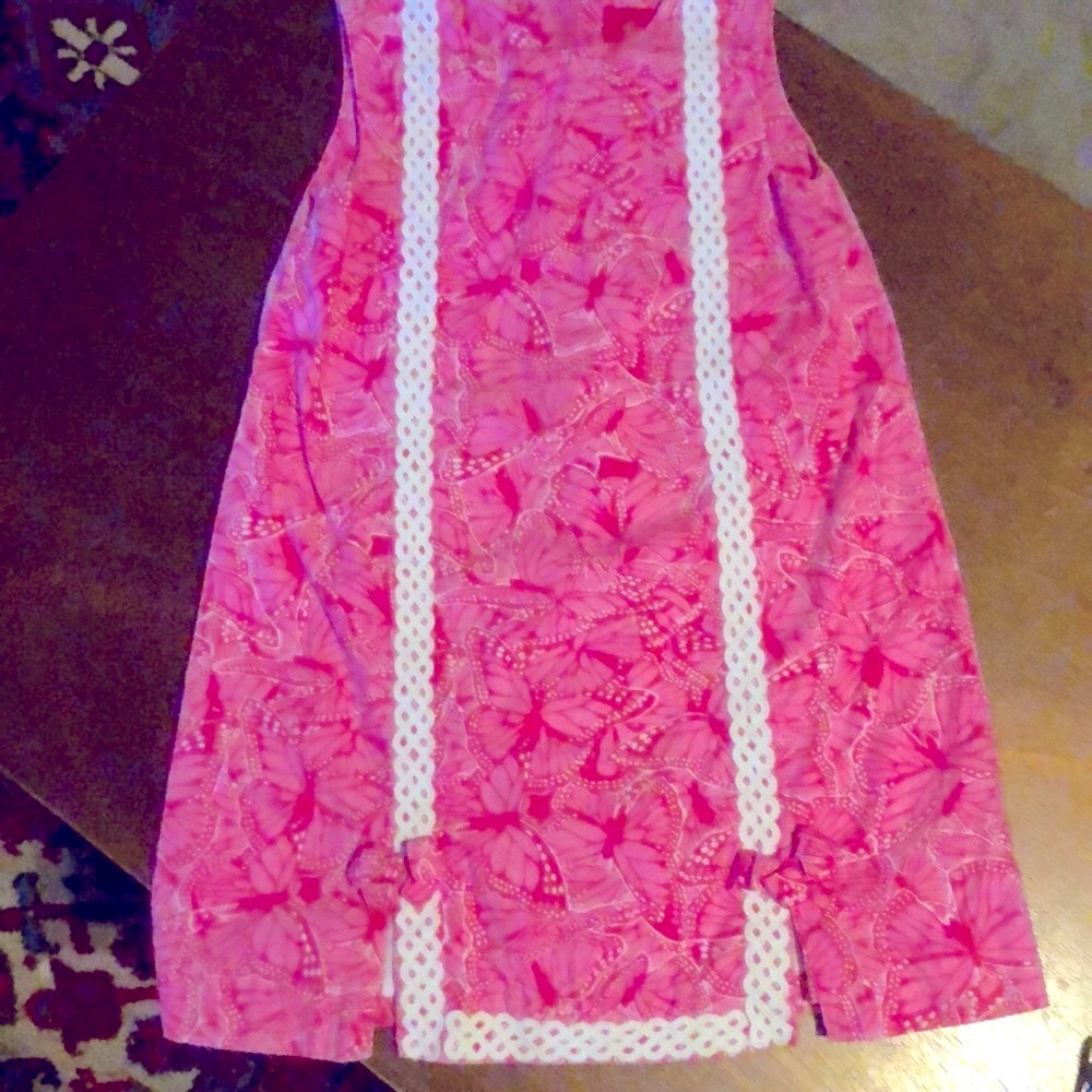 Girl’s Lily Pulitzer Pink Butterfly Dress